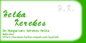 helka kerekes business card